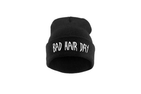 Отзыв на Шапка AliExpress Sport Winter Bad Hair Day Beanie Cap Fashion Women Cotton Blend Beanie Knitted Winter Hiphop Hats Caps RD671503 