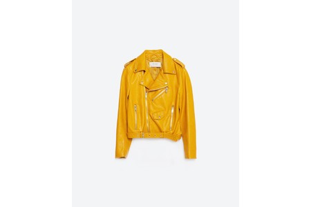 Отзыв на куртку-косуху желтую Zara 